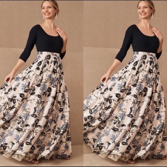 💯 ANTHROPOLOGIE + BHLDN Gianni Dress/ size 12 - Picture 2 of 9